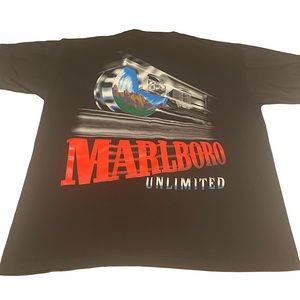 Marlboro • Vintage 90s Unlimited Train T-Shirt
